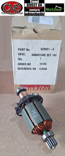 Makita 629831 motor - motor, armature