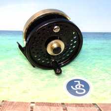 Billy Pate Tarpon LHW saltwater fly reel 4" & rare case by Ted Juracsik No 546