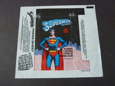 Topps Superman Cards Wax Gum