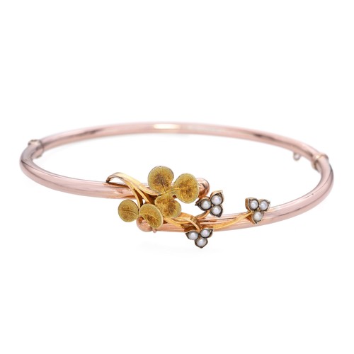 Antique victorian rose - rose, gold