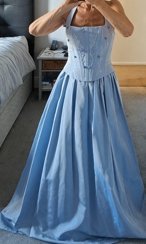 Blue elegant ball gown dress - ,