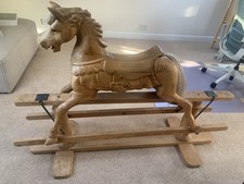 Rocking Horse Wooden Carved