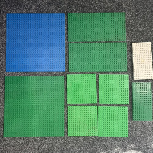 Lego baseplates blue - baseplates, green