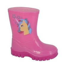 Stormwells Unicorn Girls' Pink Sparkly Wellingtons