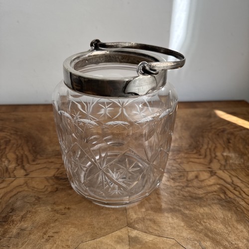 Antique edwardian crystal cut - edwardian,