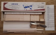 WEST WINGS ARIES 24" wingspan rubber powered FF kit, NIB, like KEILKRAFT/VERON.
