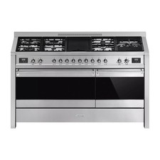 Smeg Opera 150cm Dual Fuel Range Cooker with Electric Griddle - Stainless  A5-81