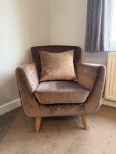 Harvey’s Velvet Armchair