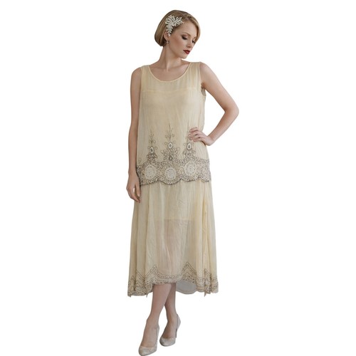 Vtg 1920s flapper - vtg, silk