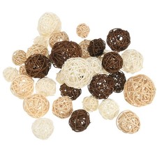 36Pcs Handmade Wicker Rattan