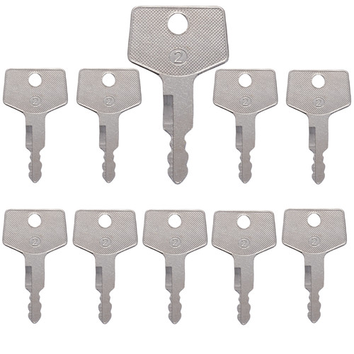 10pcs takeuchi key excavator - key,