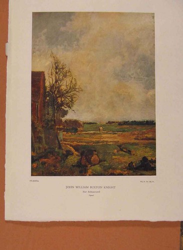 Original old antique print - original,
