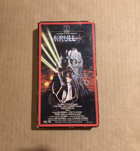 Krull vhs tape side loader - krull,