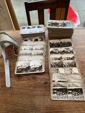 100 WW1 Realistic Travels Stereoscopic 3D Viewing Cards With Viewer No 1 To 200