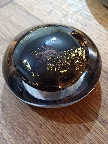 Vintage art glass paperweight - vintage,