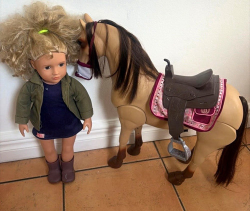 Doll toy horse - doll,