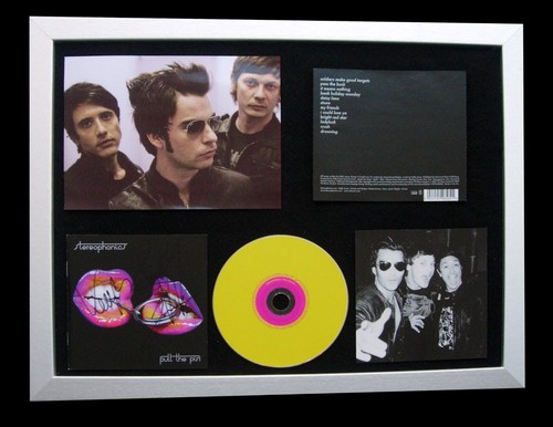 STEREOPHONICS+SIGNED+FRAMED+PU