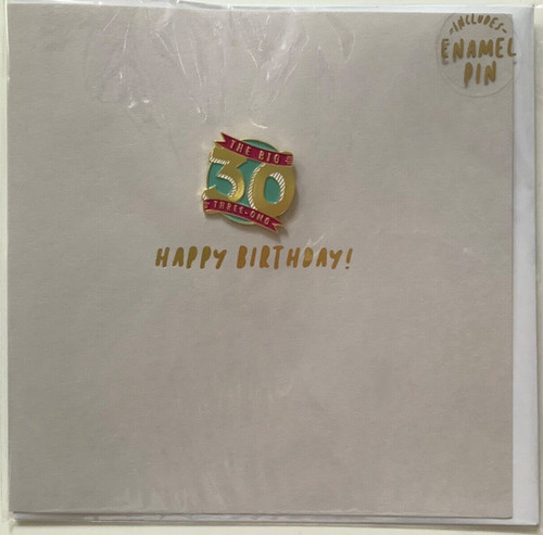 Happy 30th birthday card - birthday, by