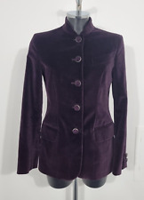 Beretta Purple velvet Jacket Size 40 UK 8 Preloved