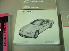 1993 Lexus SC 400 Shop Service