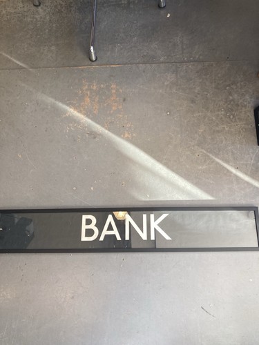 Genuine framed bank - framed,