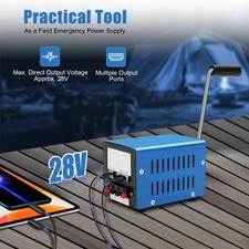 20W Manual Hand Crank