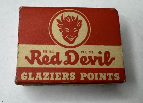 Vtg red devil tools window - vtg,