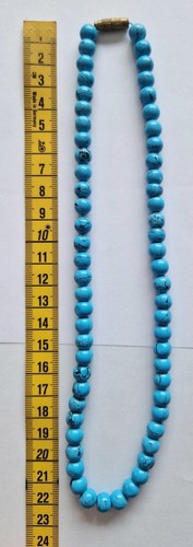 New natural turquoise beaded - new,