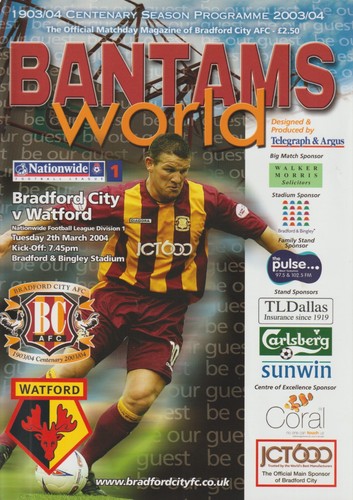 Bradford city 2003 home - bradford, 2003/04