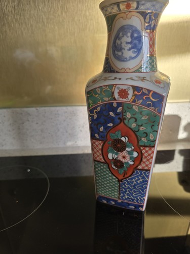 Japanese imari style vase - imari,