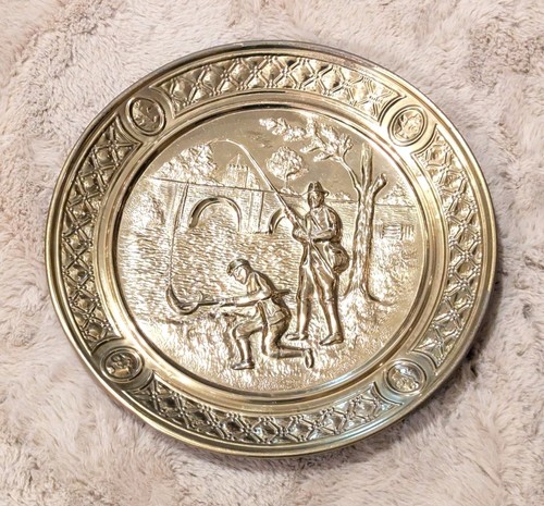 Vtg lombard brass - brass, wall
