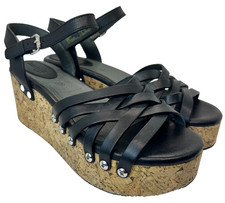 Bussola Leather Black Strappy