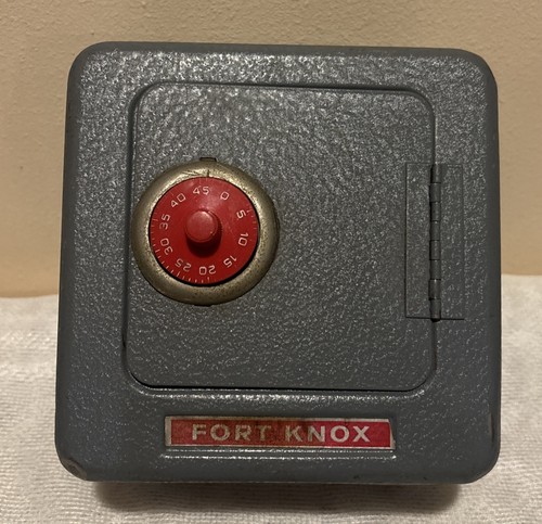 Vintage metal safe fort knox - safe,