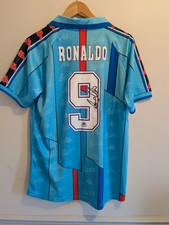 Ronaldo Signed Barcelona Shirt