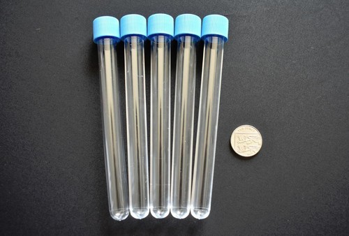 Plastic test tubes - , x