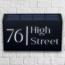 Solar Light House Signs Door