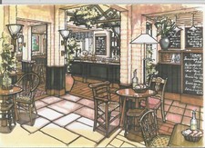 Decorative Coloured Print on