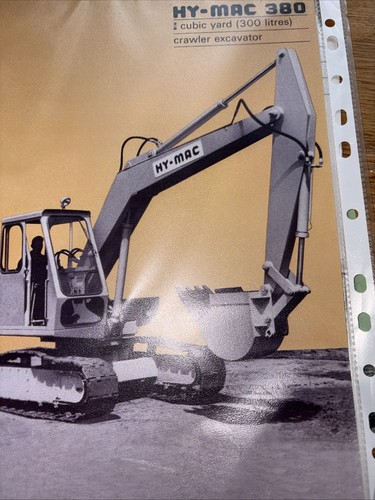 Hymac 380 brochure original - hymac,