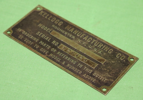 Vintage brass kellogg - vintage,