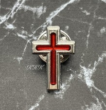 England Cross Crucifix Pin Badge Brooch Jewellery Knights Templar Patriotic