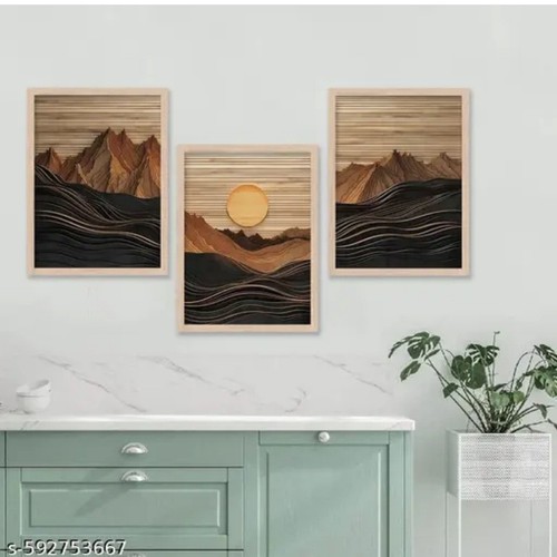 Framed abstract art - framed, paintings