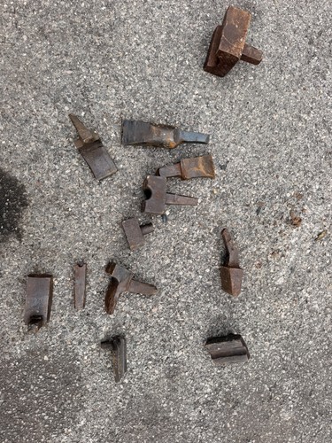 Blacksmiths anvil bottom tools - blacksmiths,