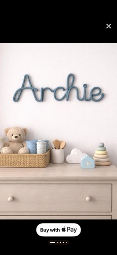 Custom wire art name - wire,