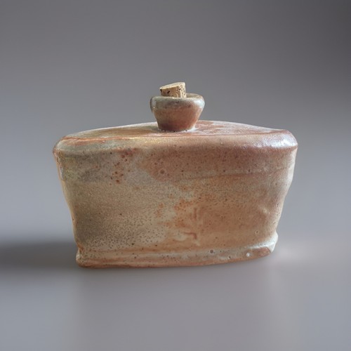 Handmade ceramic flask - ceramic,