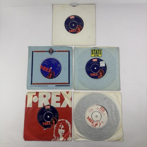 Marc bolan rex vinyl 7 - t, 5x