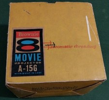 Kodak Brownie 8mm Movie Projector A-15g With Original Hard Case & Box - Preloved