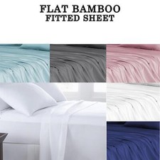 100% Bamboo Flat Bed Sheets