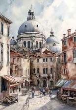 Captivating Venice Watercolour