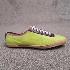 PF Flyers Low Top Trainers UK 5 Green Spotted Leather Sneakers