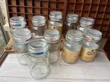 10 x Empty DOUWE EGBERTS Coffee Jars 190G Candle Craft Jam Preserves Pickling